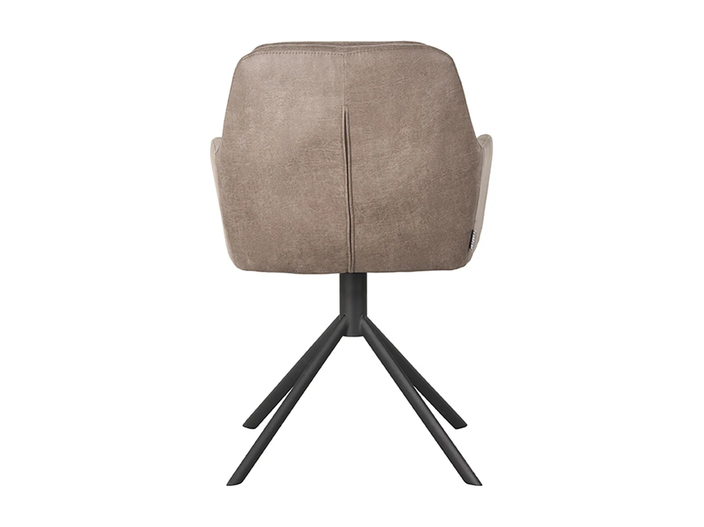 Silla de comedor Joy - Taupe - Micro Suede - Juego de 2