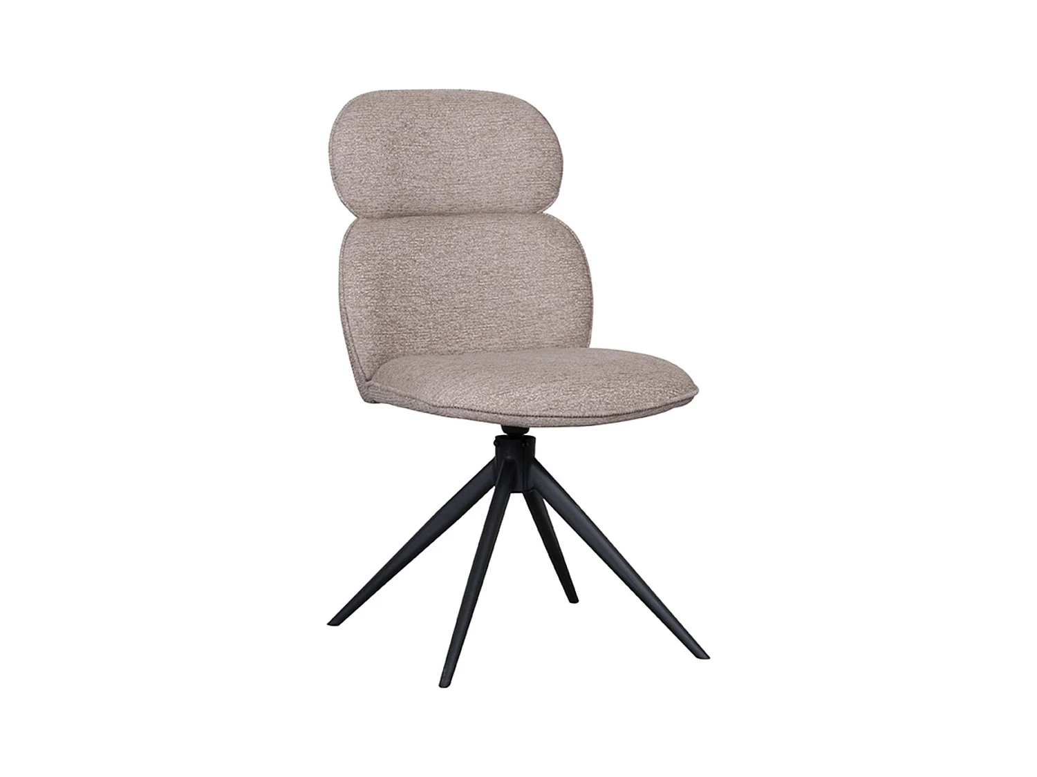 Chaise de salle à manger Finn - Naturel - Boucle - lot de 2