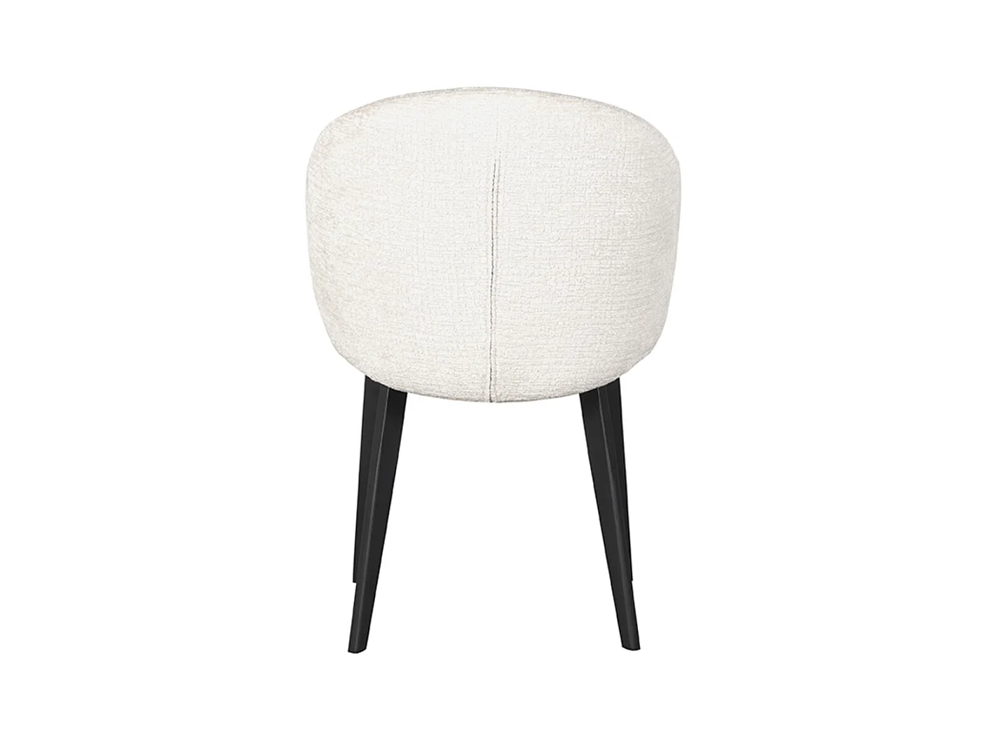 Chaise de salle à manger Logan - Crème - Microsuède - Lot de 2