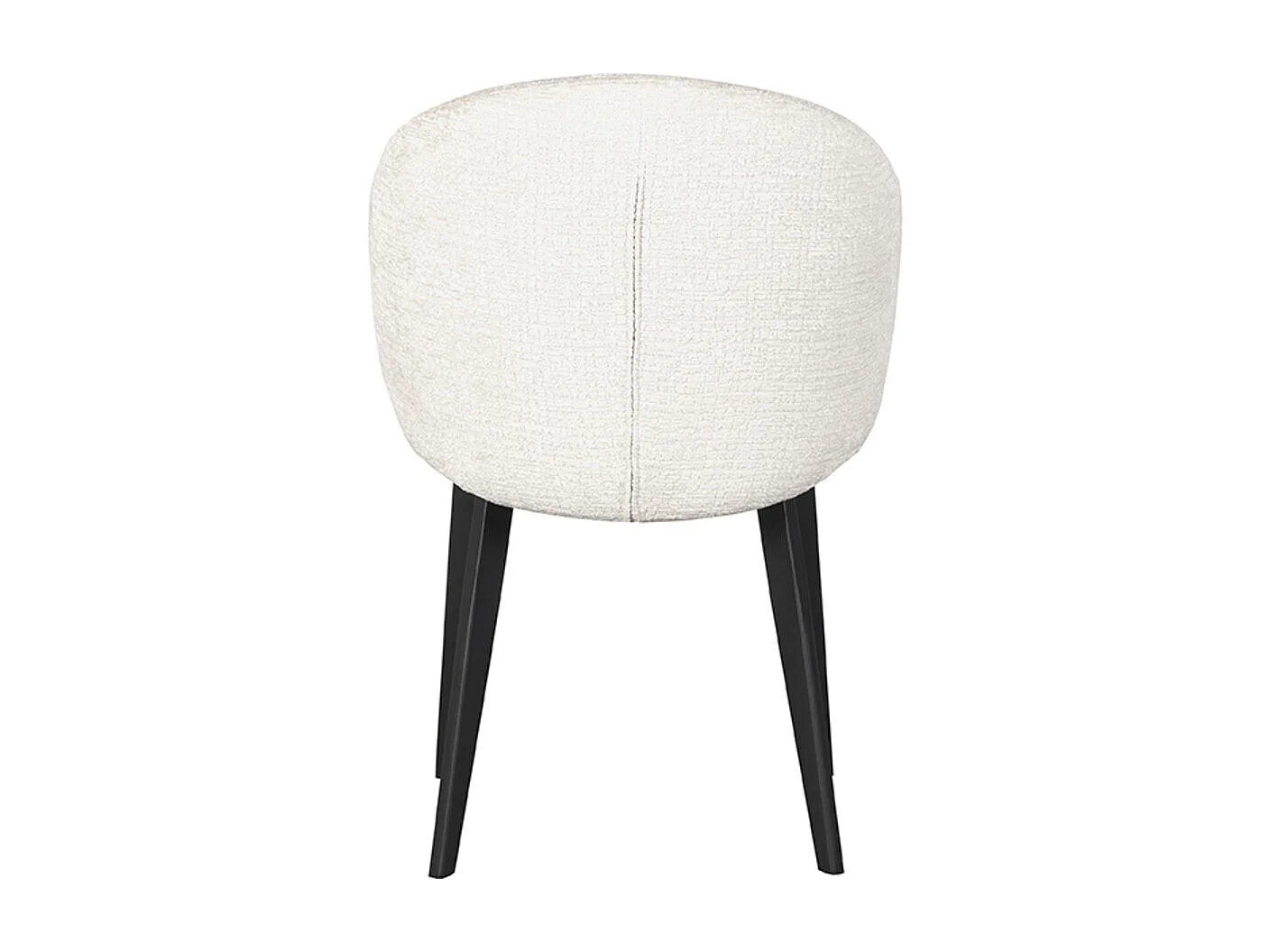 Chaise de salle à manger Logan - Crème - Microsuède - Lot de 2