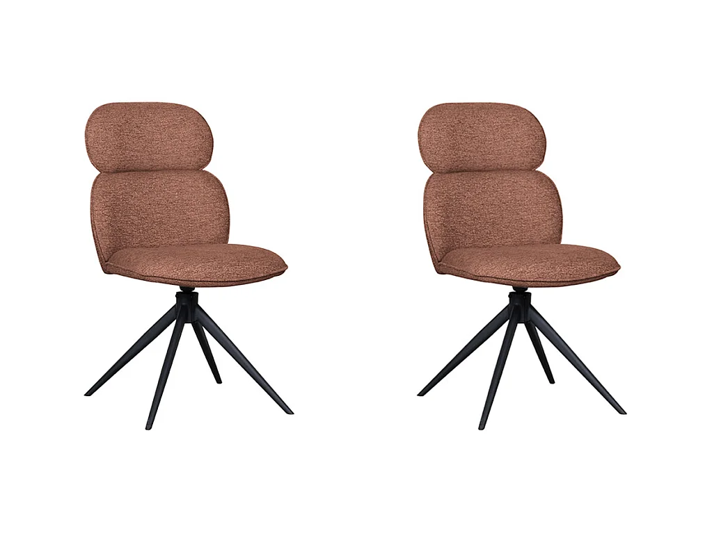 Chaise de salle à manger Finn - Terra - Boucle - lot de 2