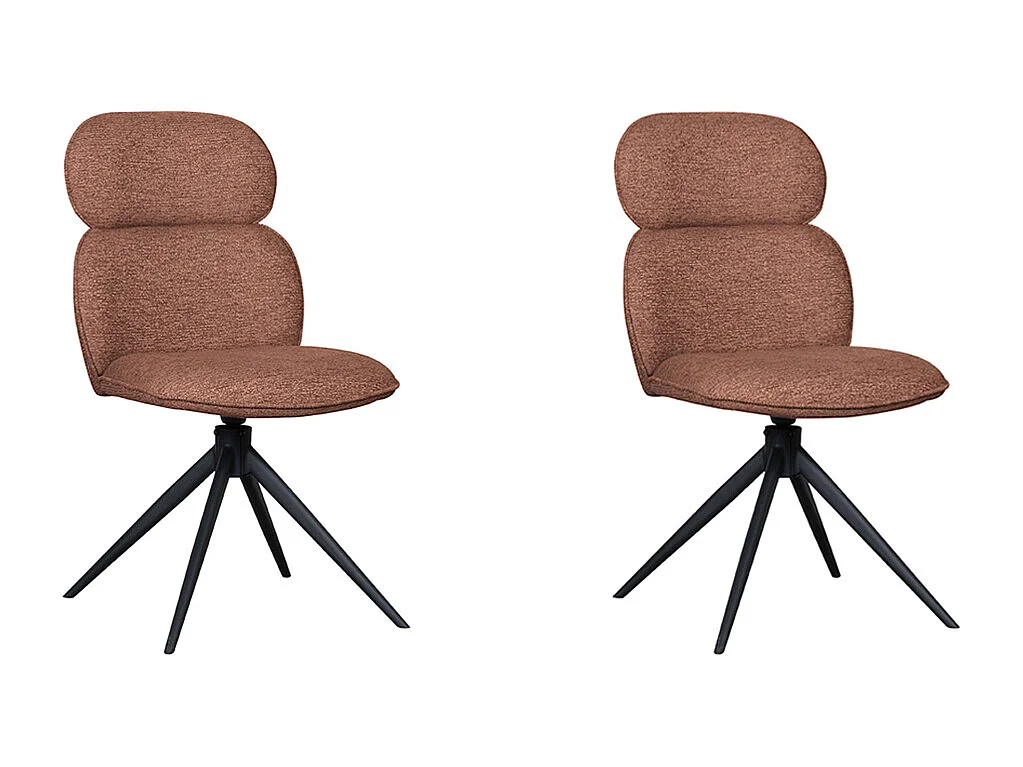 Chaise de salle à manger Finn - Terra - Boucle - lot de 2