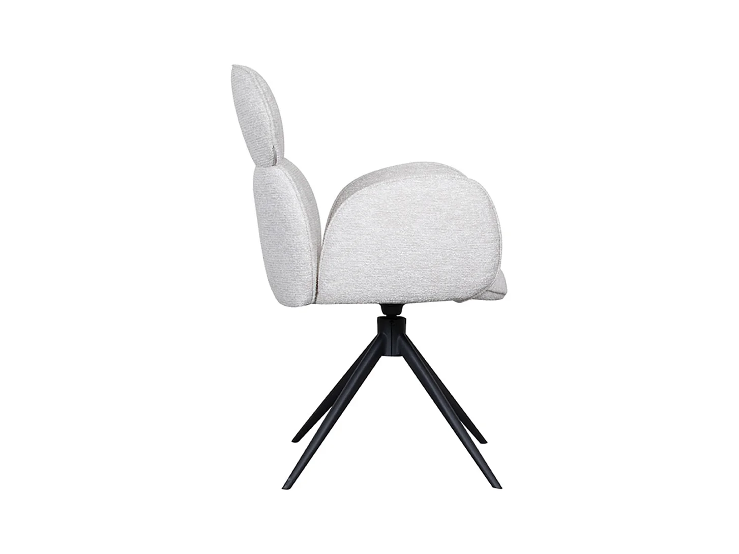 Chaise de salle à manger Vidar - Naturel - Boucle - lot de 2