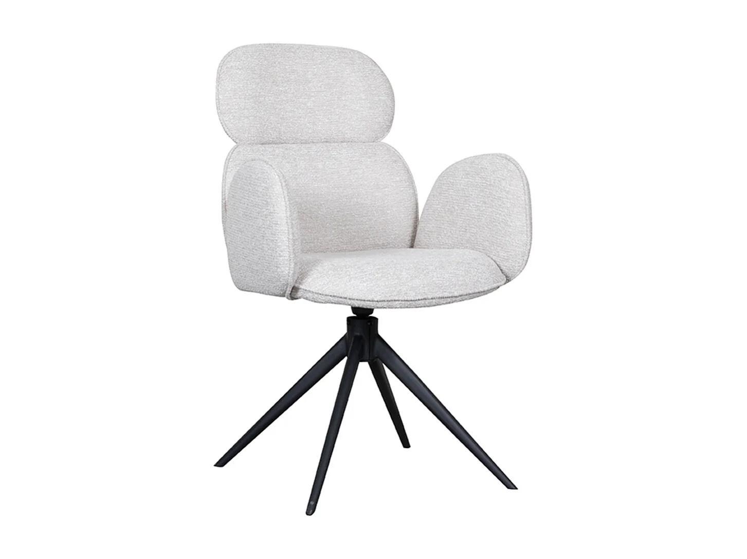 Chaise de salle à manger Vidar - Naturel - Boucle - lot de 2