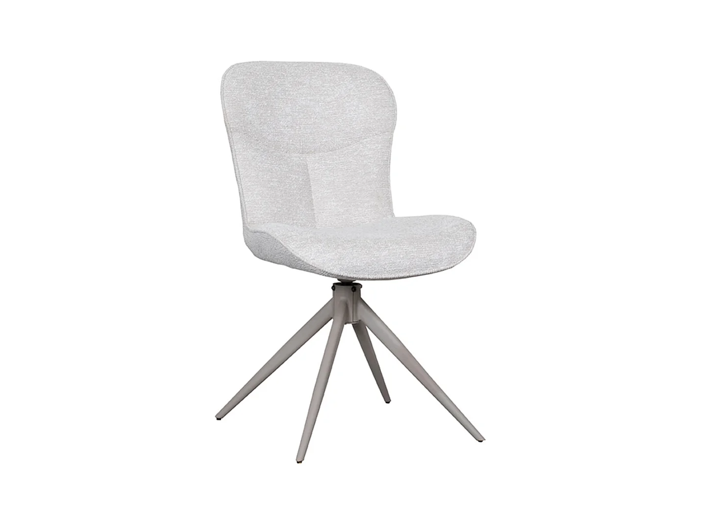 Chaise de salle à manger Thorben - Naturel - Tissu - Lot de 2