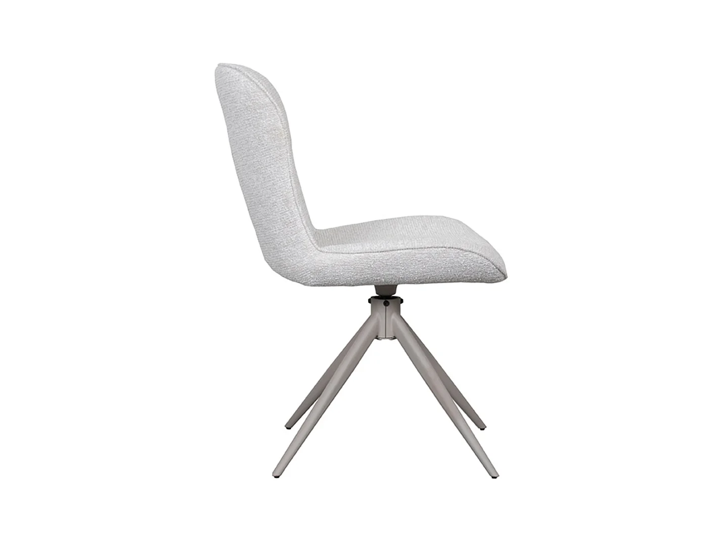 Chaise de salle à manger Thorben - Naturel - Tissu - Lot de 2