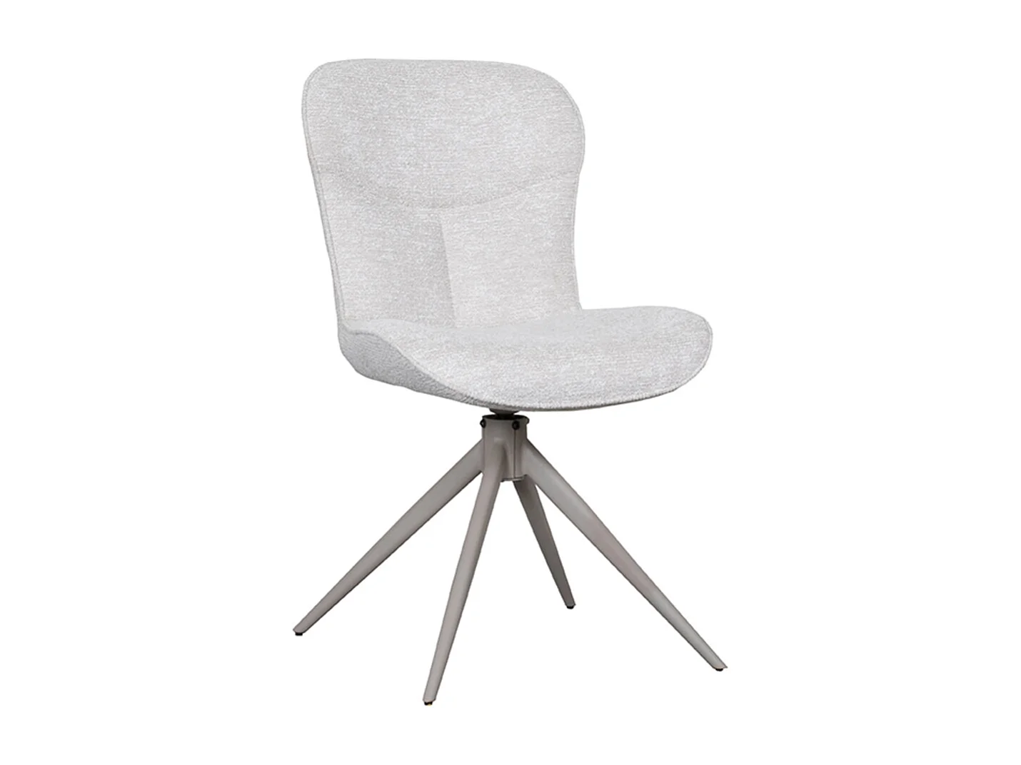 Chaise de salle à manger Thorben - Naturel - Tissu - Lot de 2