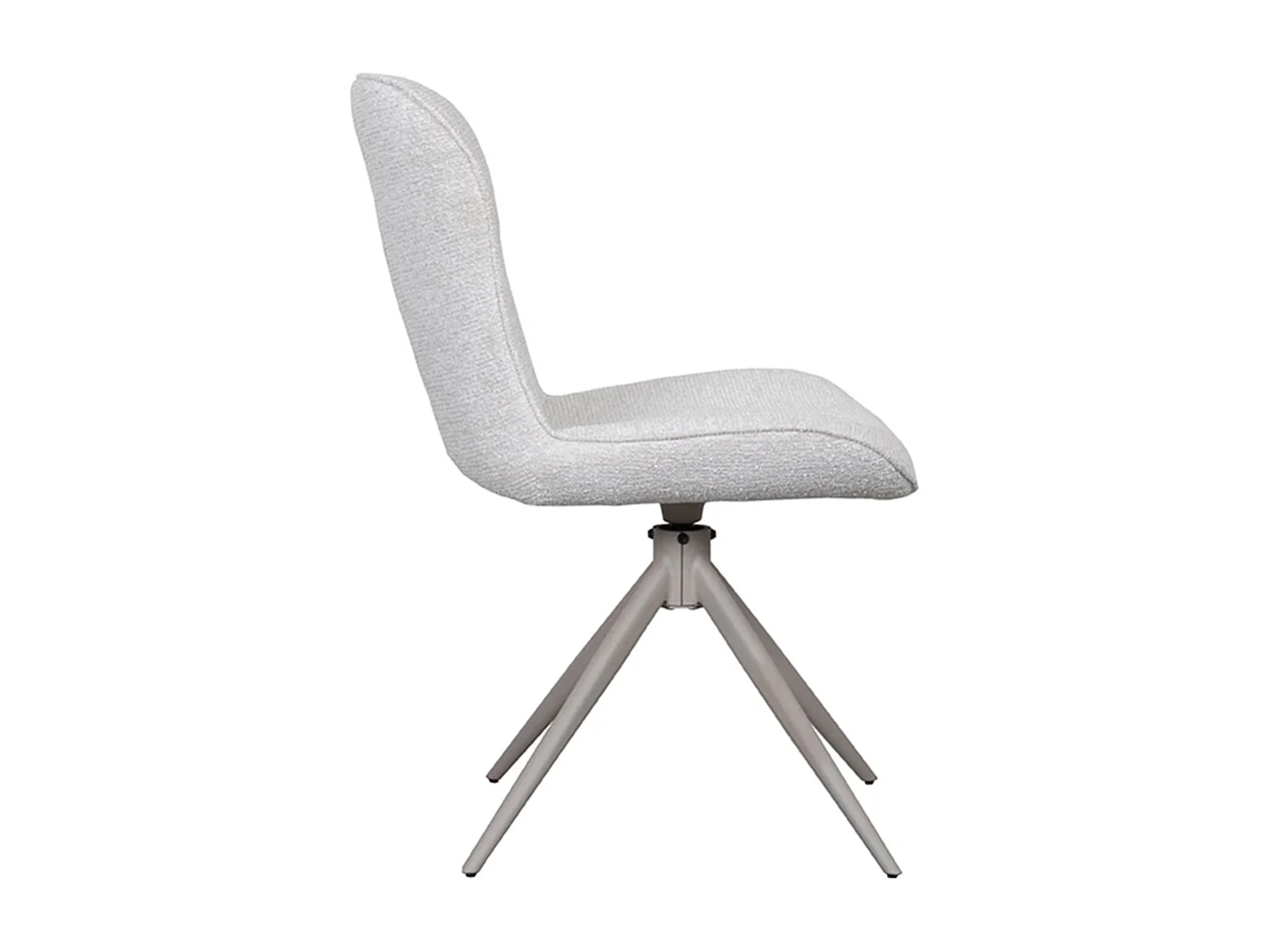 Chaise de salle à manger Thorben - Naturel - Tissu - Lot de 2