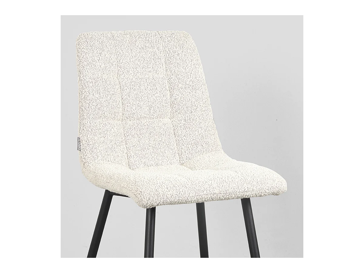 Esszimmerstuhl Juul 54x45x89 cm - Natur - Stoff - 2er-Set