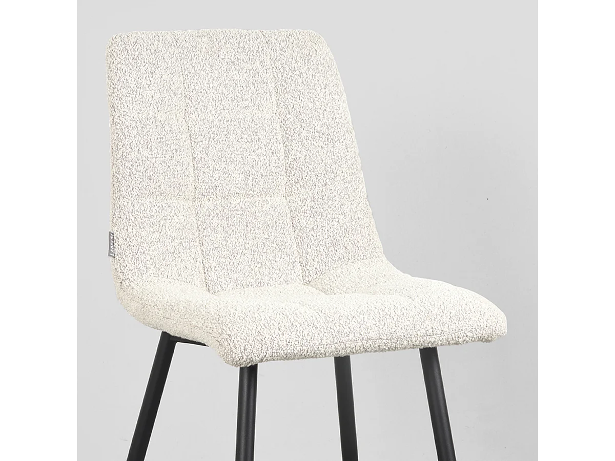 Esszimmerstuhl Juul 54x45x89 cm - Natur - Stoff - 2er-Set