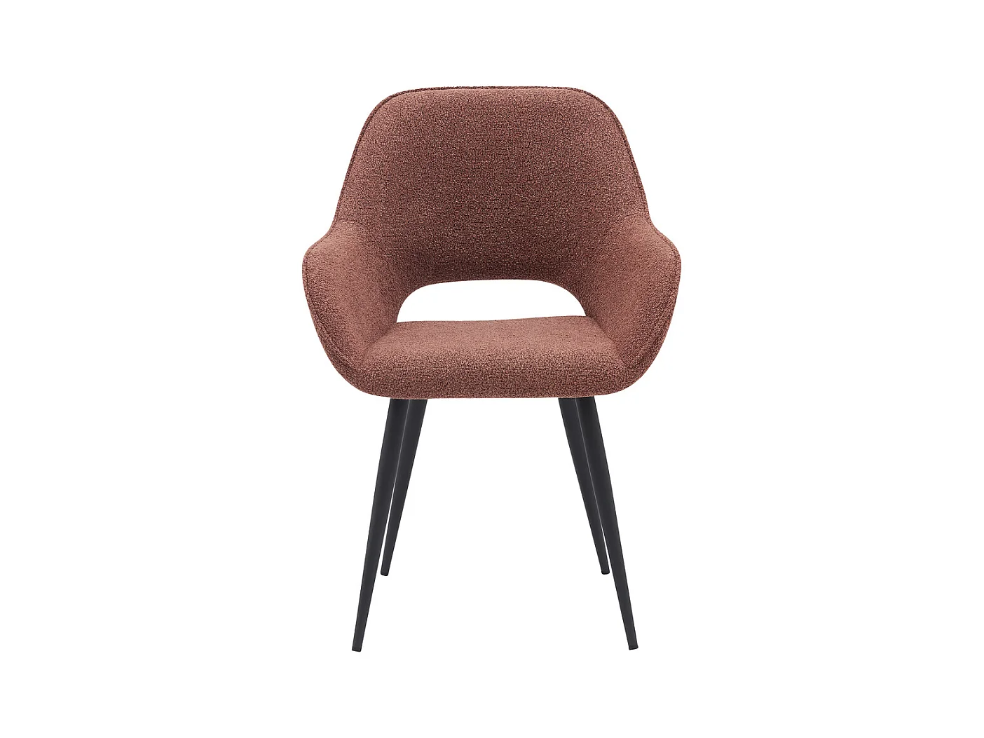 Chaise de salle à manger Fer - Terra - Boucle - lot de 2