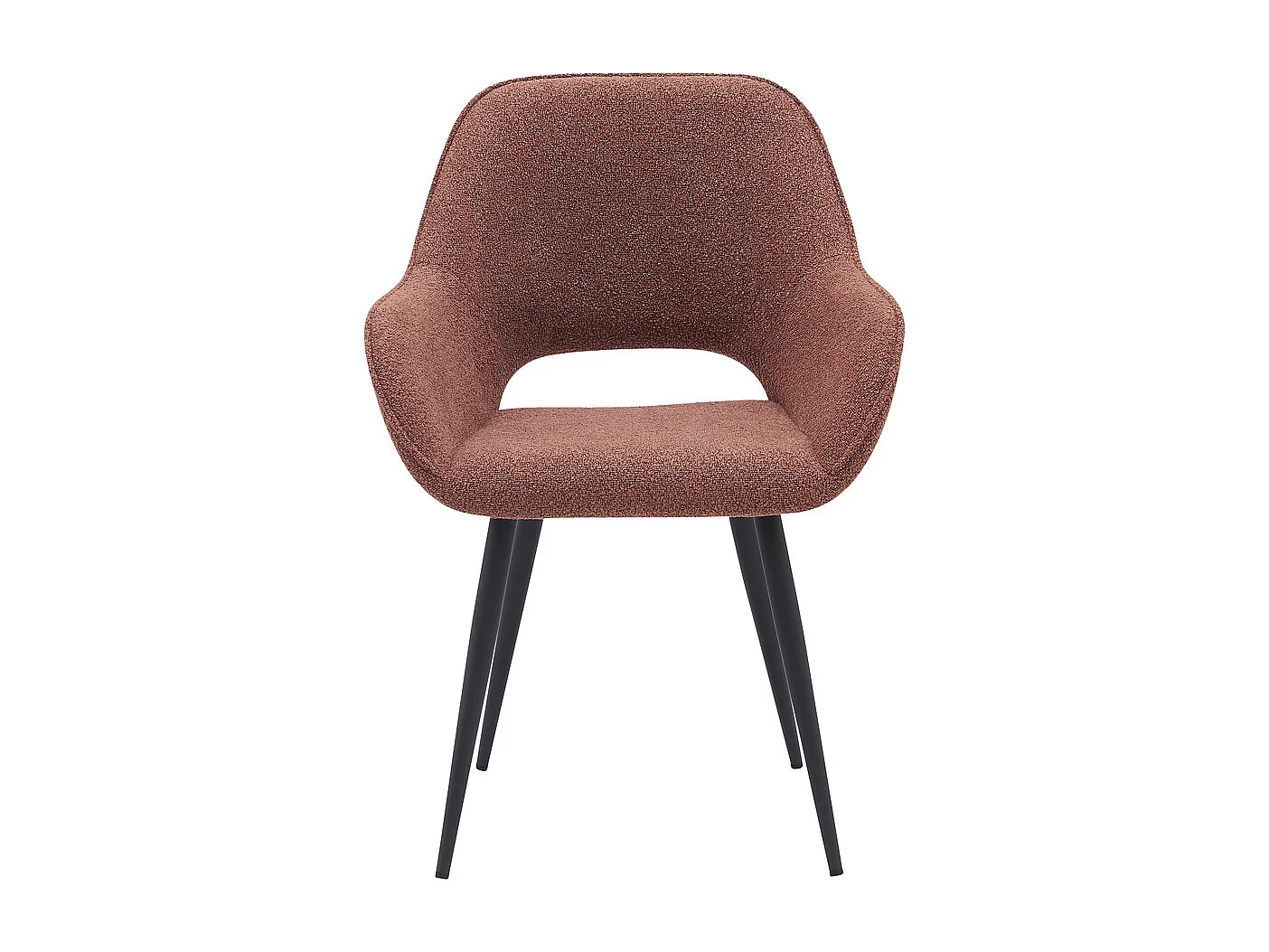 Chaise de salle à manger Fer - Terra - Boucle - lot de 2