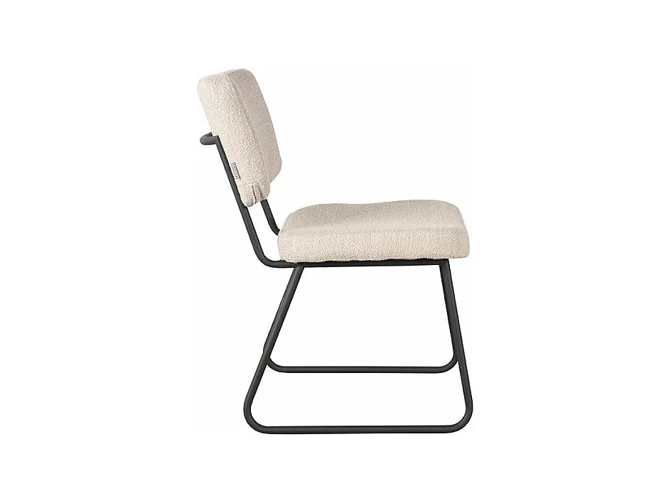 Chaise de salle à manger Noah - Naturel - Boucle - lot de 2