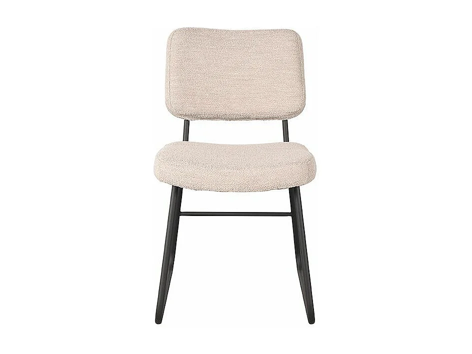 Chaise de salle à manger Noah - Naturel - Boucle - lot de 2