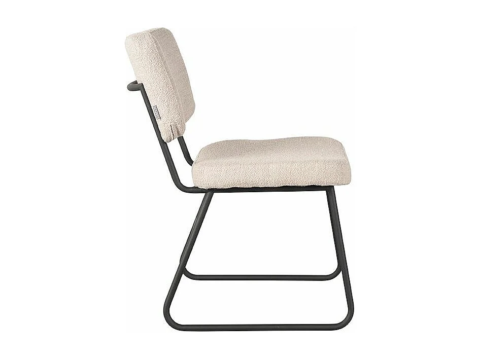Chaise de salle à manger Noah - Naturel - Boucle - lot de 2