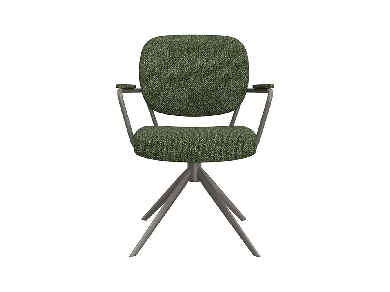 Chaise de salle à manger Basel - Forest - Boucle - lot de 2