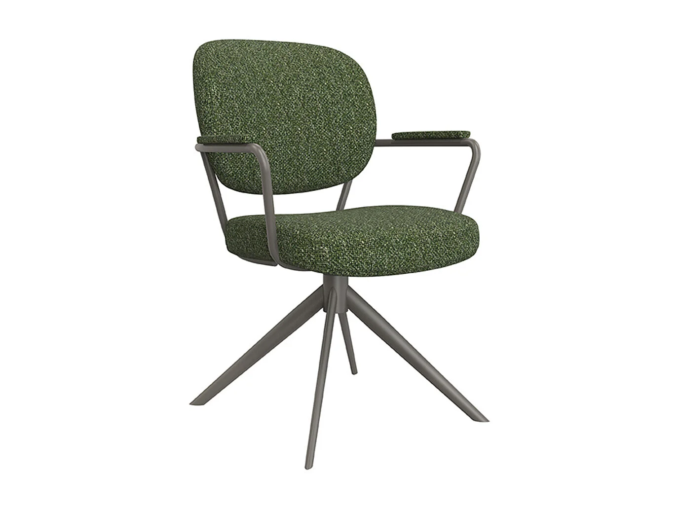 Chaise de salle à manger Basel - Forest - Boucle - lot de 2