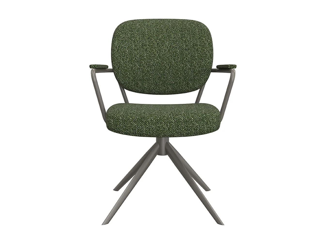 Chaise de salle à manger Basel - Forest - Boucle - lot de 2