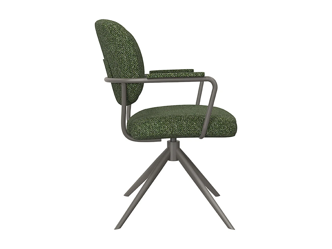 Chaise de salle à manger Basel - Forest - Boucle - lot de 2