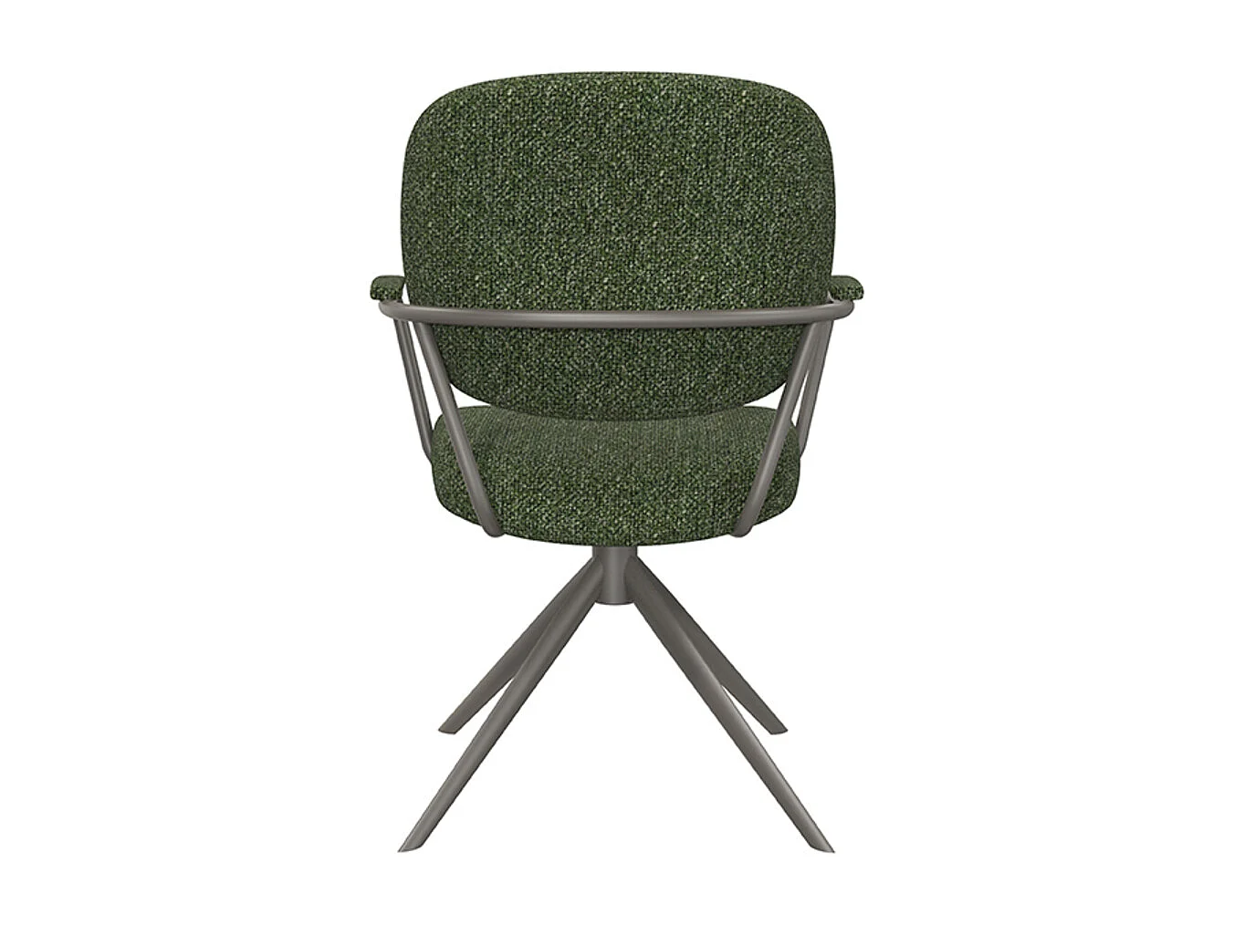 Chaise de salle à manger Basel - Forest - Boucle - lot de 2