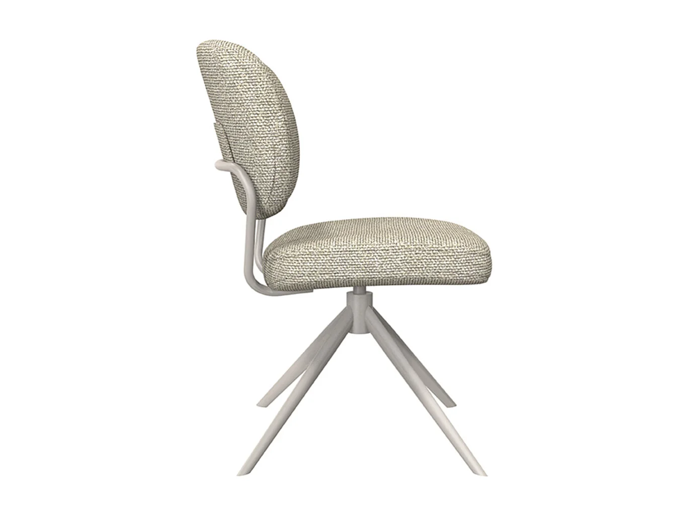 Chaise de salle à manger Geneva - Naturel - Boucle - lot de 2