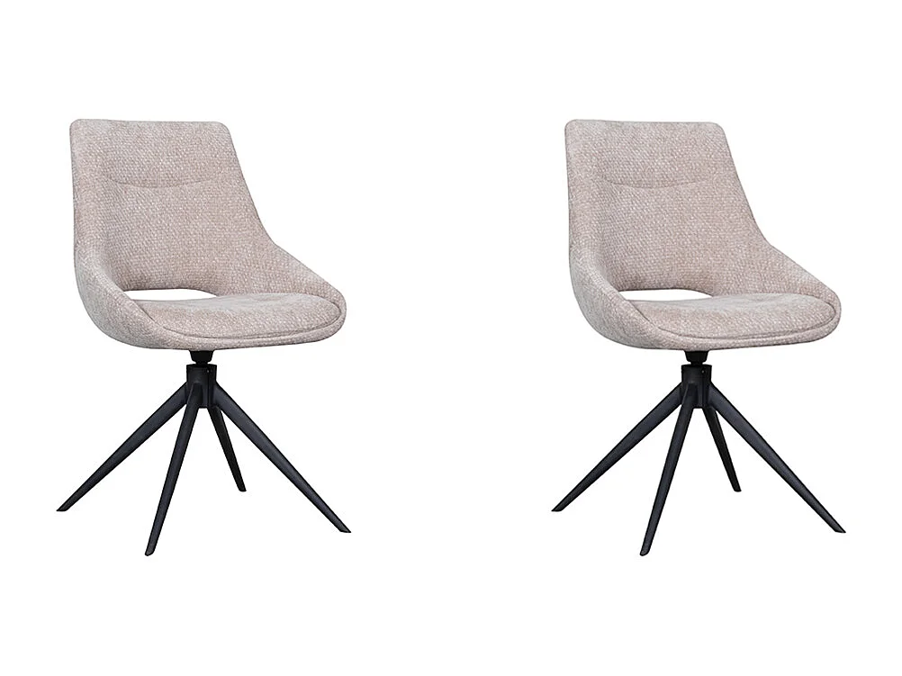 Chaise de salle à manger Marlow - Clay - Elite - lot de 2