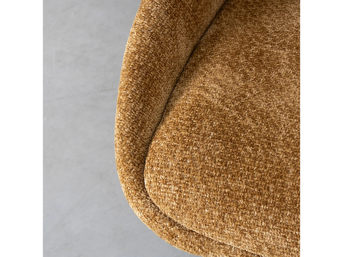 Chaise de salle à manger Marlow - Ocre - Elite - lot de 2