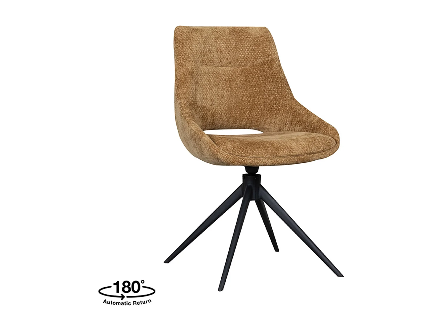 Chaise de salle à manger Marlow - Ocre - Elite - lot de 2