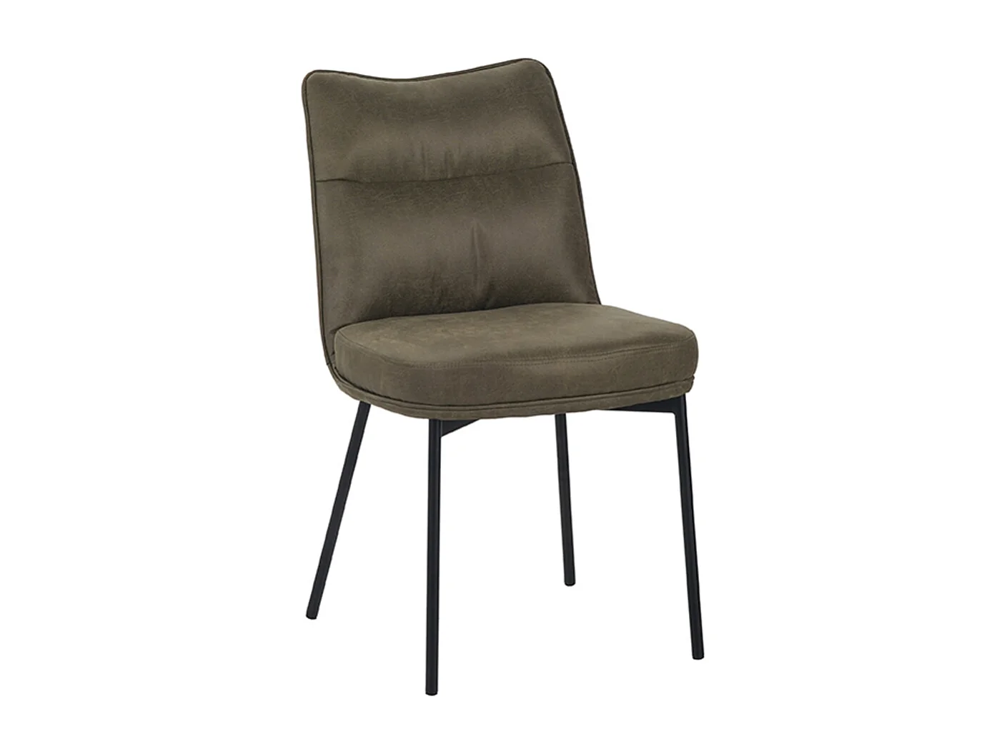 Chaise de salle à manger Lennon - Mousse - Micro-daim - Lot de 2