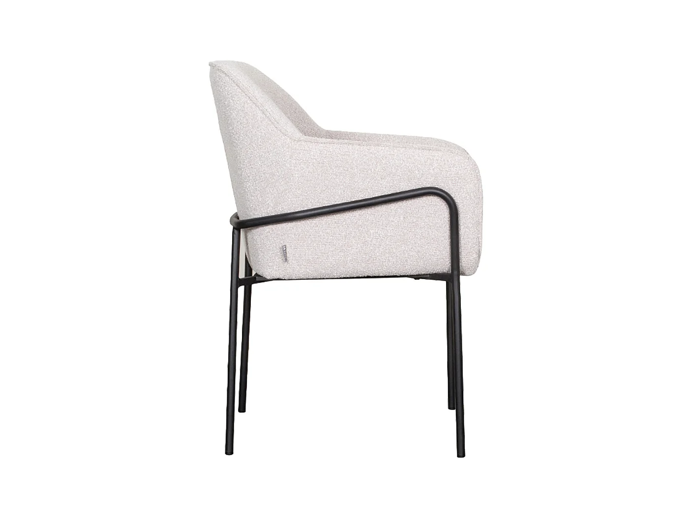 Chaise de salle à manger Dexter - Naturel - Boucle - lot de 2