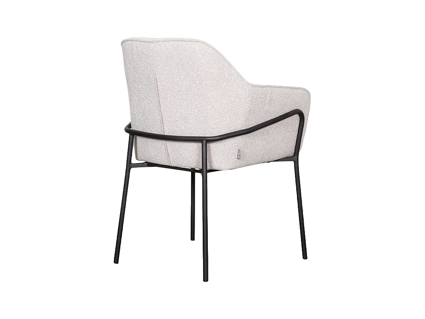 Chaise de salle à manger Dexter - Naturel - Boucle - lot de 2
