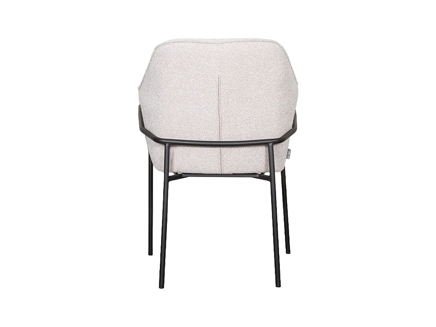 Chaise de salle à manger Dexter - Naturel - Boucle - lot de 2