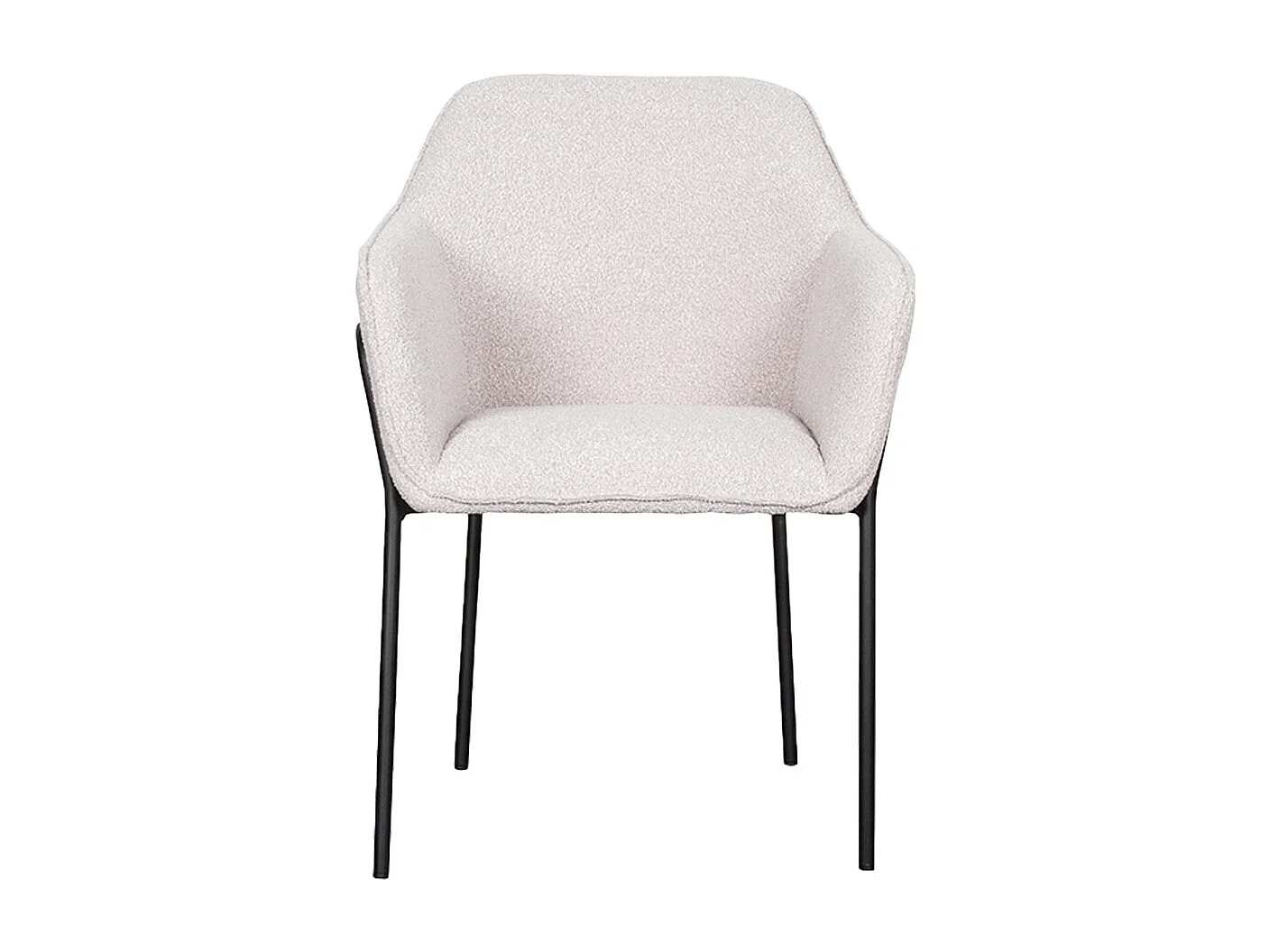 Chaise de salle à manger Dexter - Naturel - Boucle - lot de 2