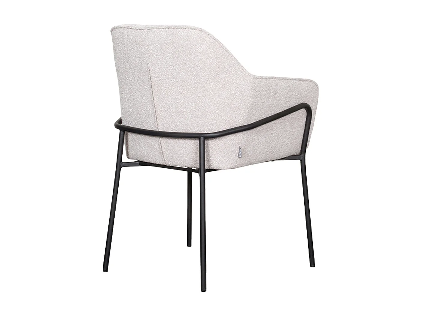 Chaise de salle à manger Dexter - Naturel - Boucle - lot de 2
