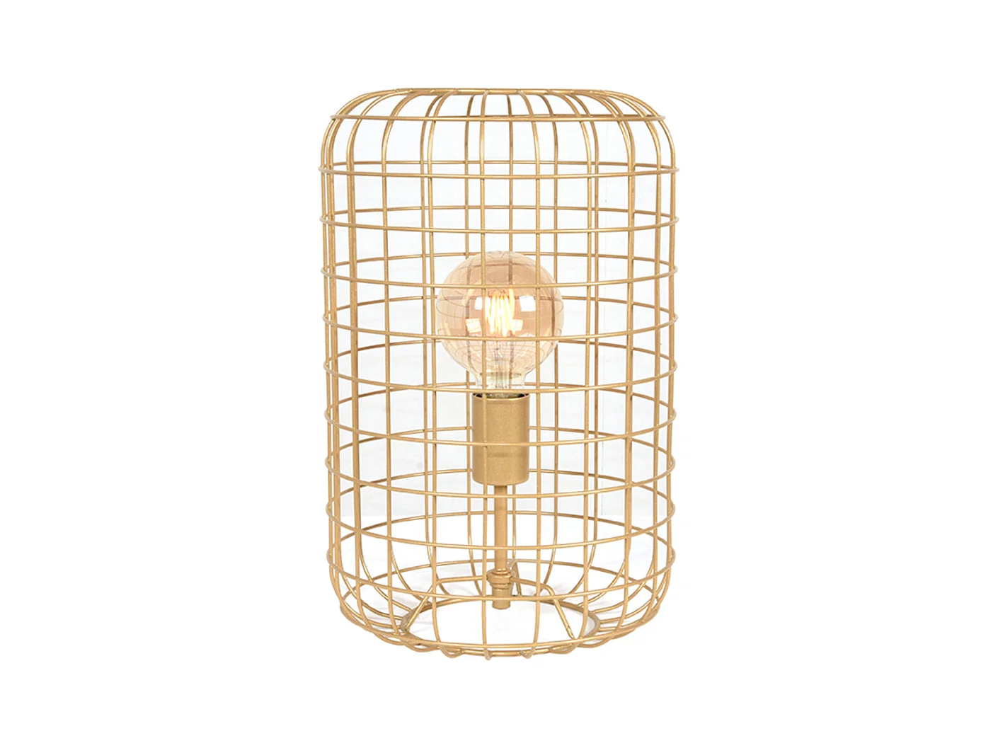 - Lampe de table Solido 26x26x40cm - Doré - Métal