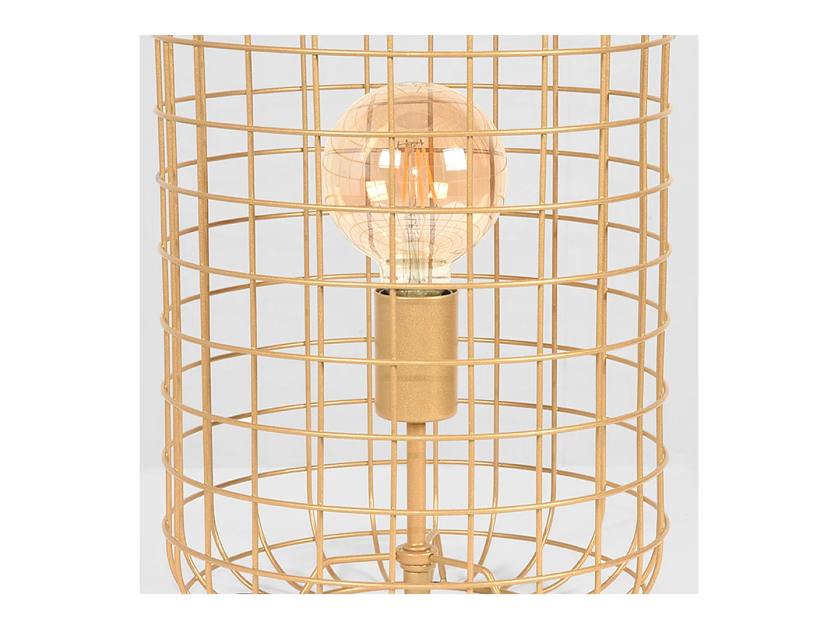 - Lampe de table Solido 26x26x40cm - Doré - Métal