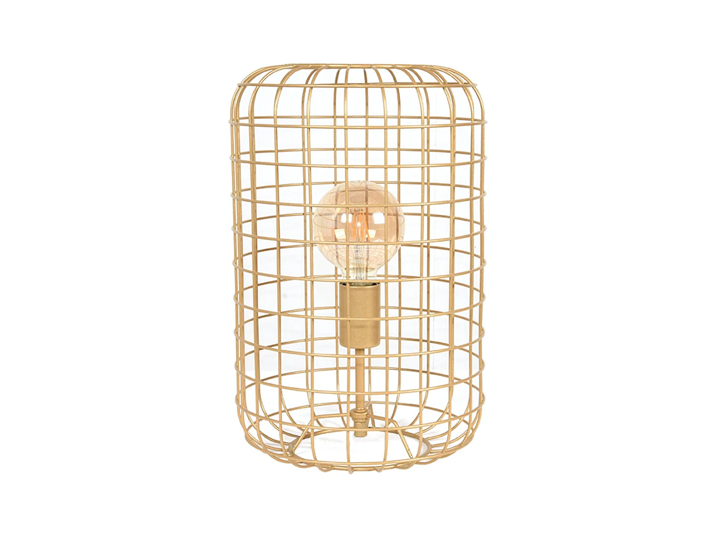 - Tischleuchte Solido 26x26x40cm - Gold - Metall