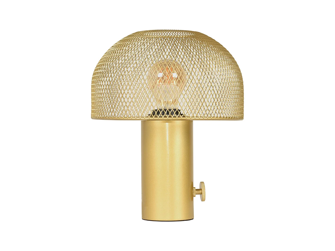 Lampe de table Fungo 23x23x29 cm - Doré - Métal