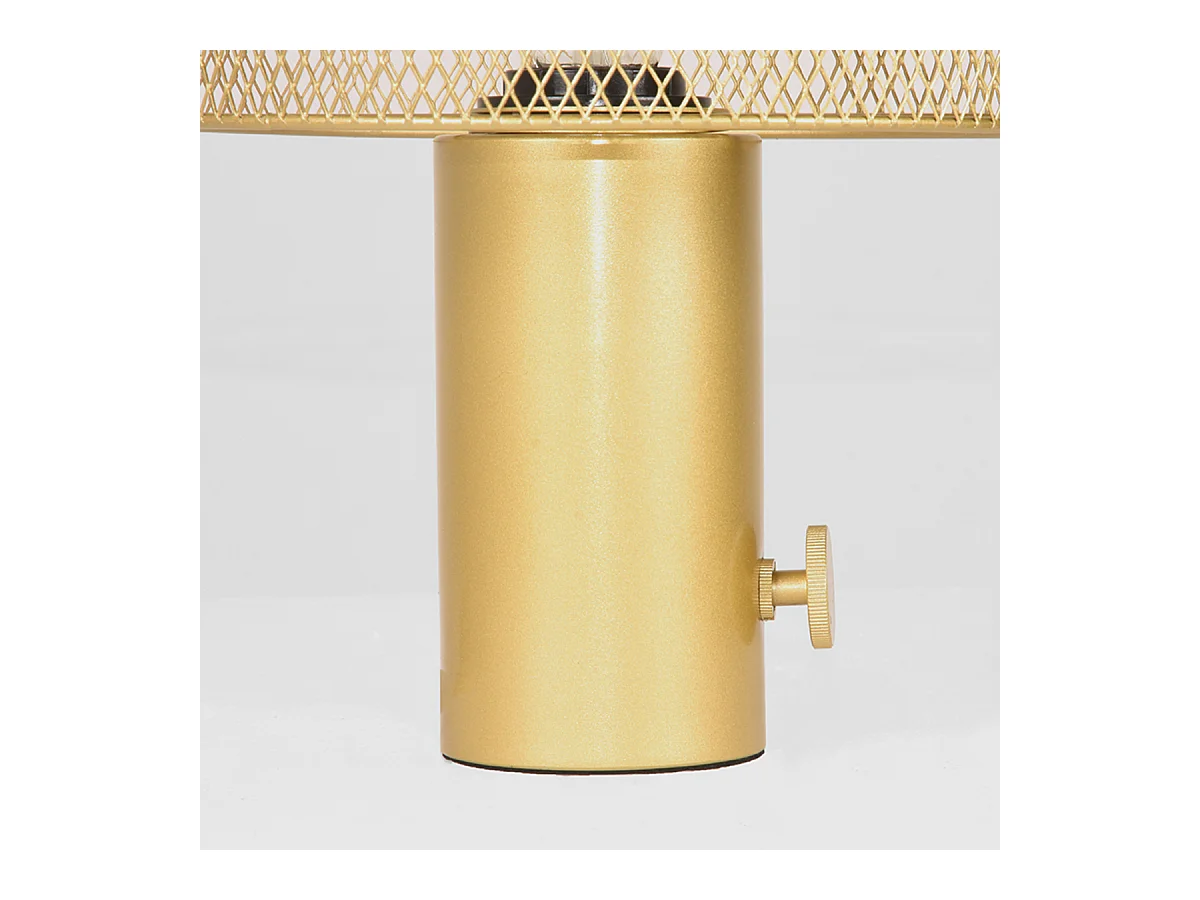 Lampe de table Fungo 23x23x29 cm - Doré - Métal