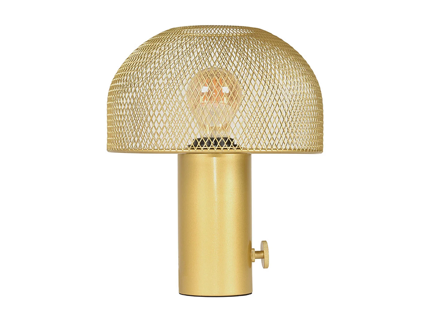 Lampe de table Fungo 23x23x29 cm - Doré - Métal