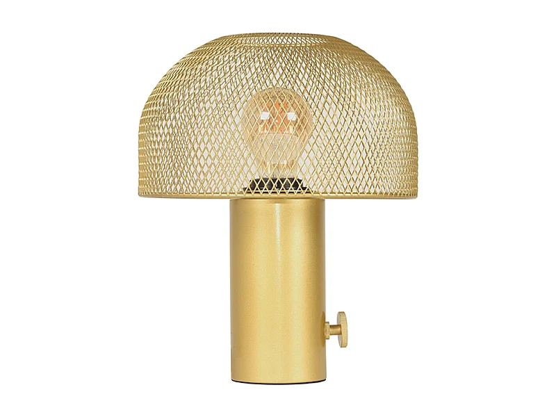 Lampe de table Fungo 23x23x29 cm - Doré - Métal