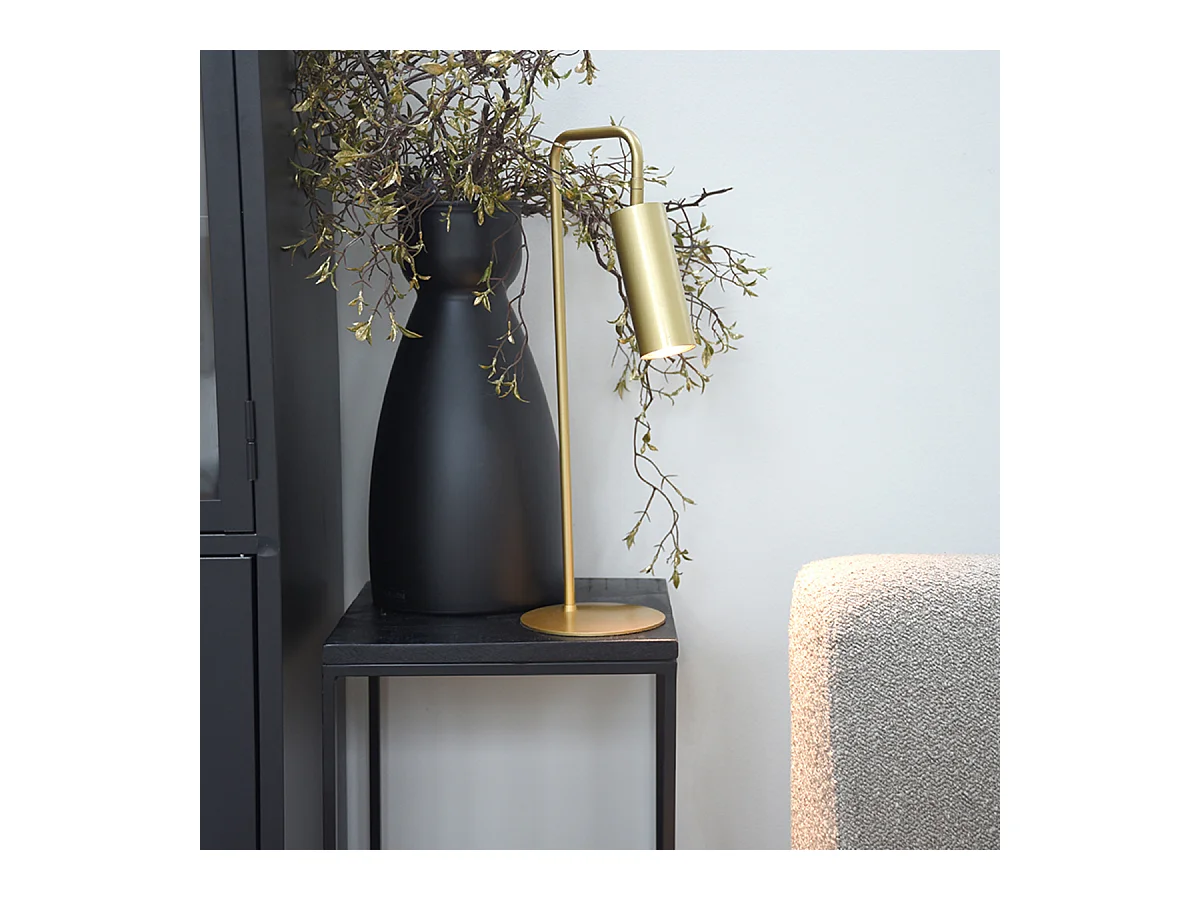 Lampe de table Ferroli - Or - Métal - 15x15x50 cm