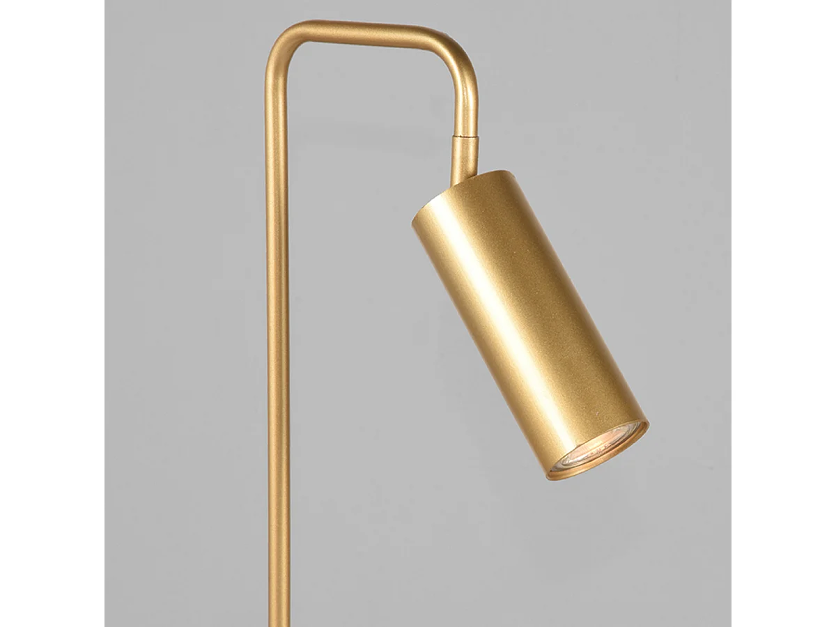 Tafellamp Ferroli - Goud - Metaal - 15x15x50 cm