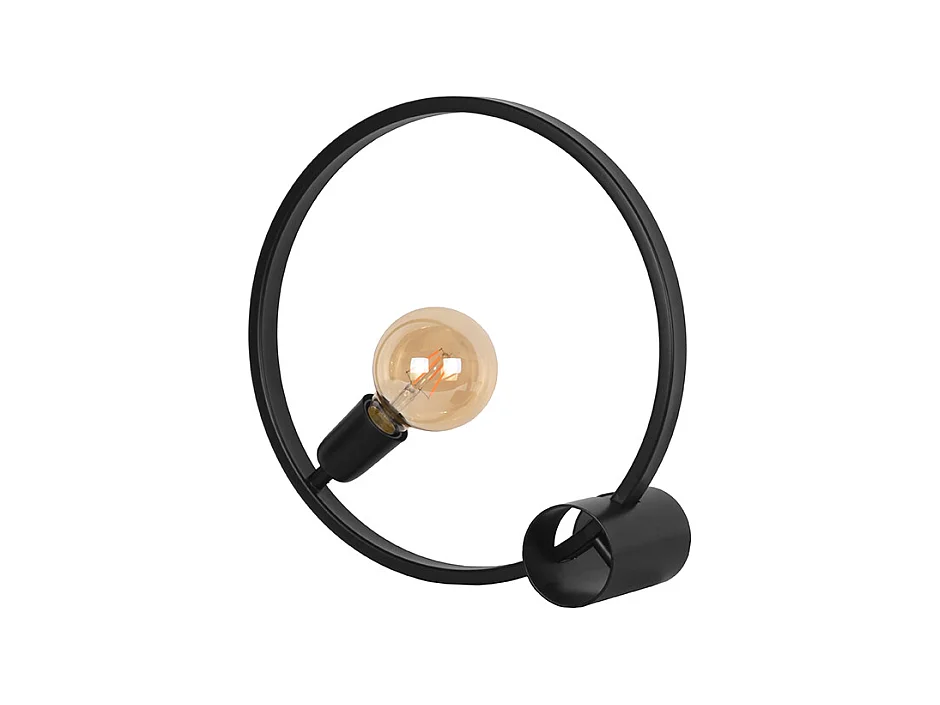 Lampe de table Ring - Noir - Métal