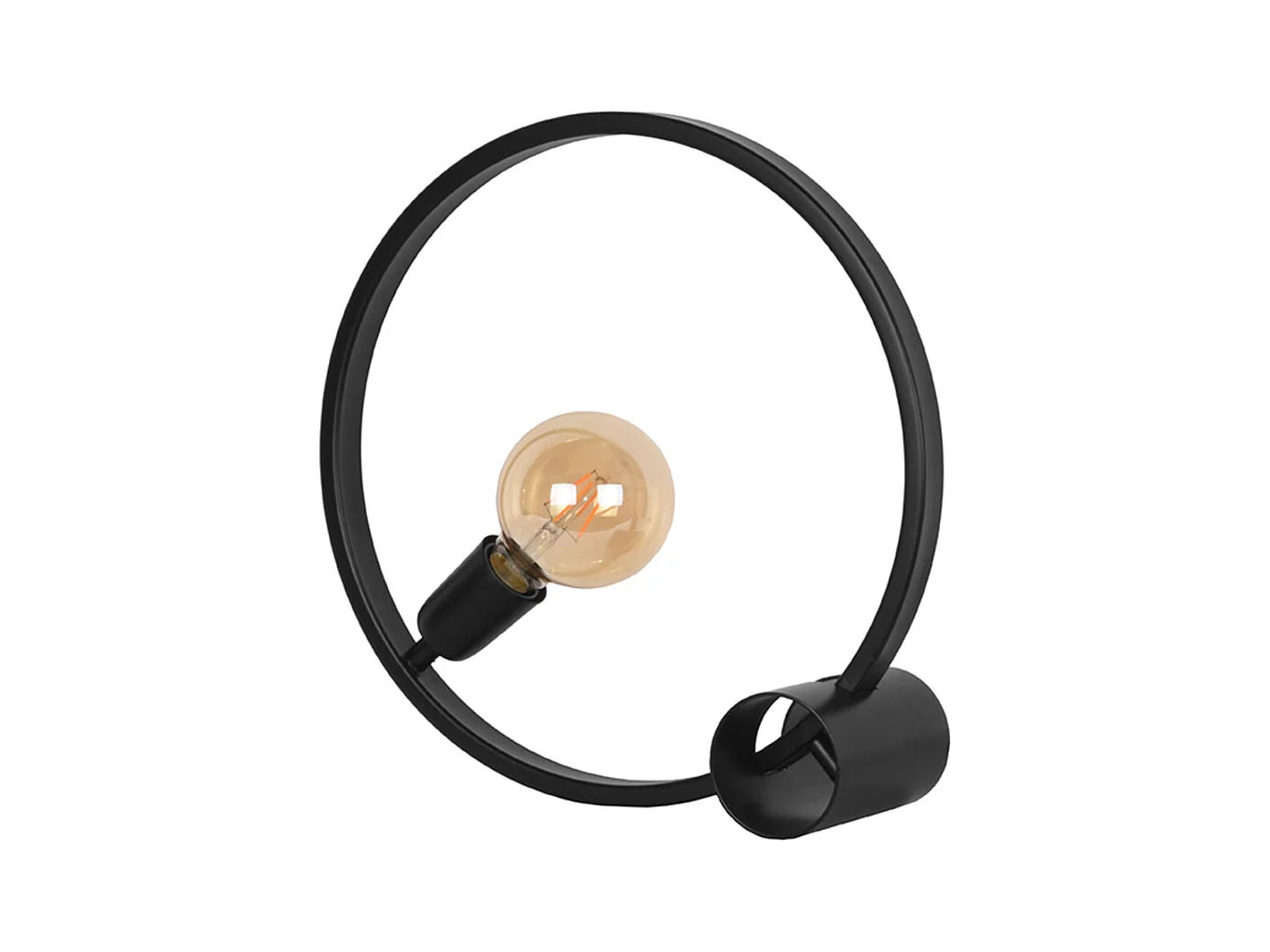 Lampe de table Ring - Noir - Métal