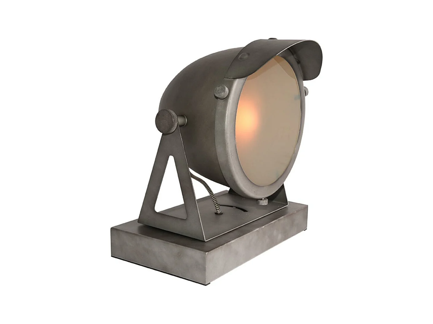 Tischlampe Cap - Gebrannter Stahl - Metall