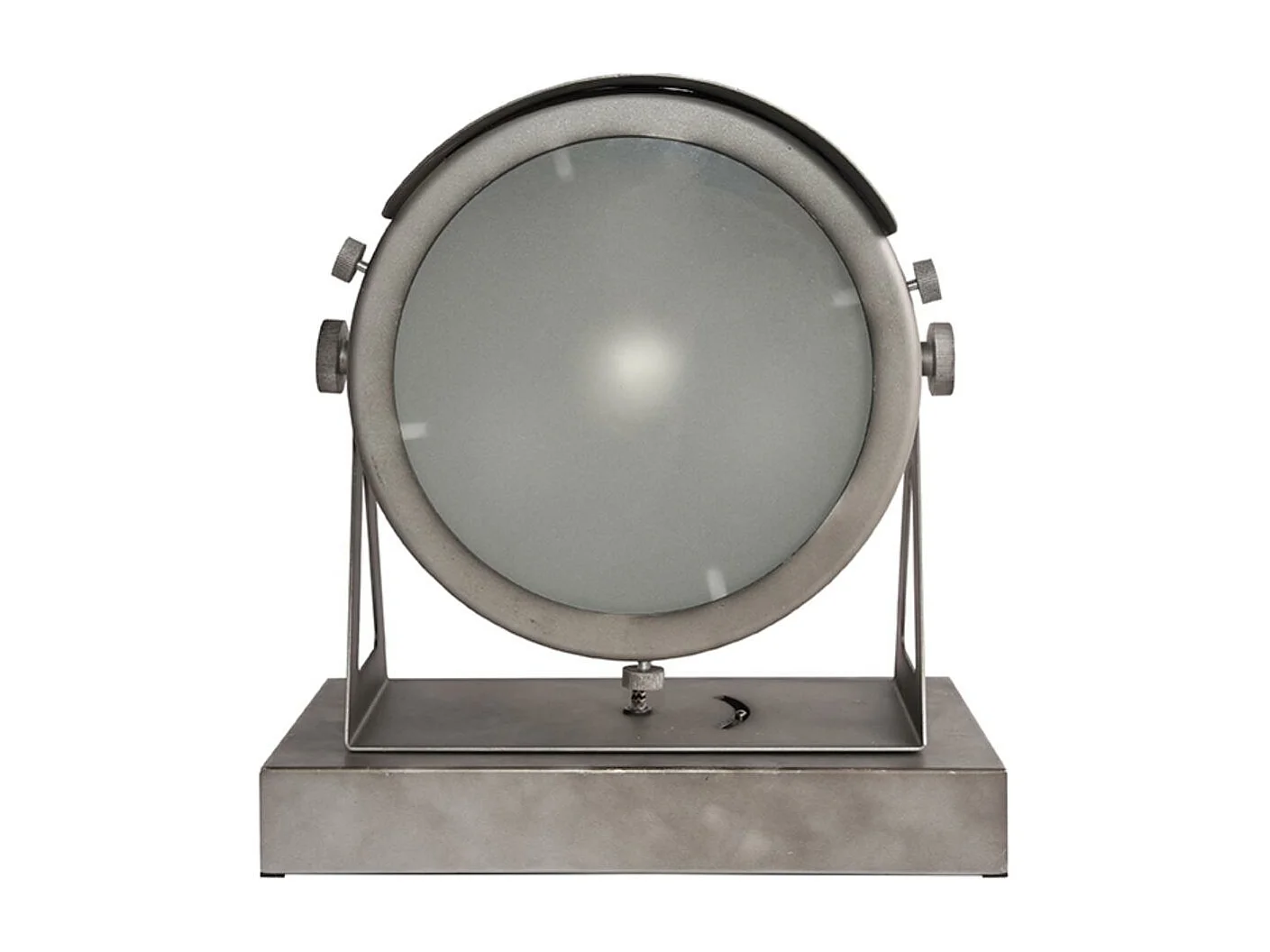 Tischlampe Cap - Gebrannter Stahl - Metall