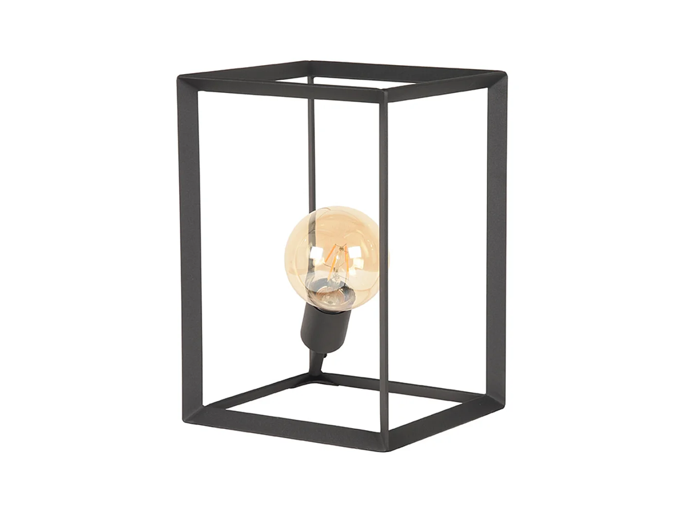 - Lampe de table Tetto 20x22x31cm - Noir - Métal