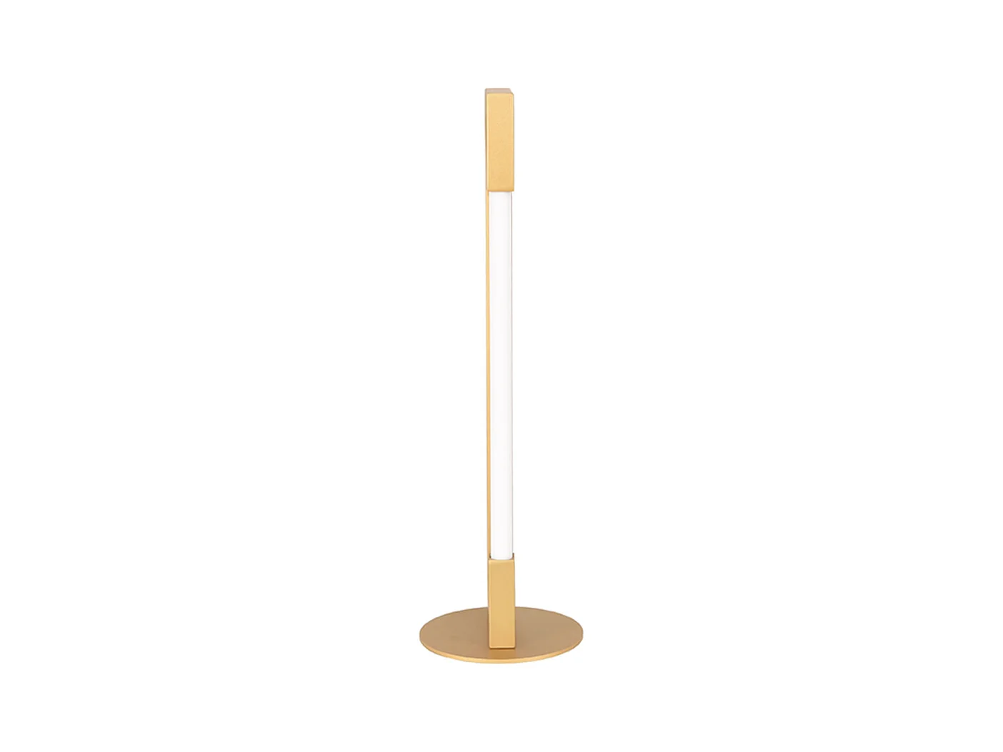 Tischleuchte Futuro - Antikgold - Metall - 16x16x53 cm
