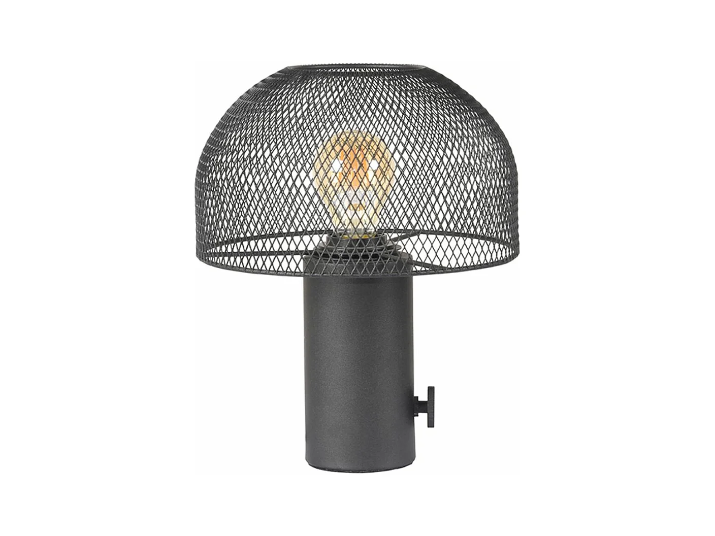 - Lampe de table Fungo - Noir - Métal - 23x23x29 cm